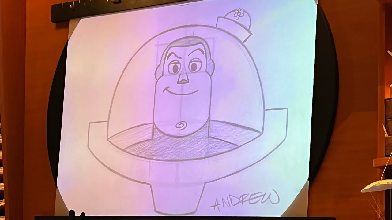 How to Draw Buzz Lightyear from Toy Story (Disney California Adventure Animation Academy FULL VIDEO)