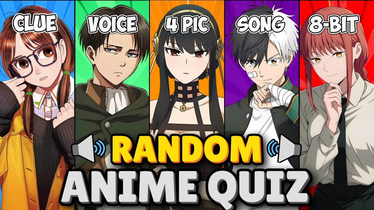 🎶 RANDOM ANIME QUIZ! 🤯 Guess, Pick & See What Happens!