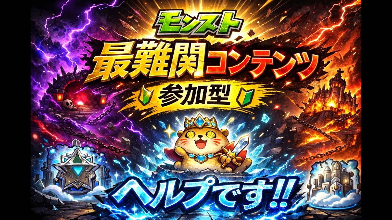 モンスト 参加型周回攻略ヘルプ 原生神殿 神獣 守護獣カケラ 禁忌 天魔 星墓 ニケ/サカつくやるかも #モンスト #雑談