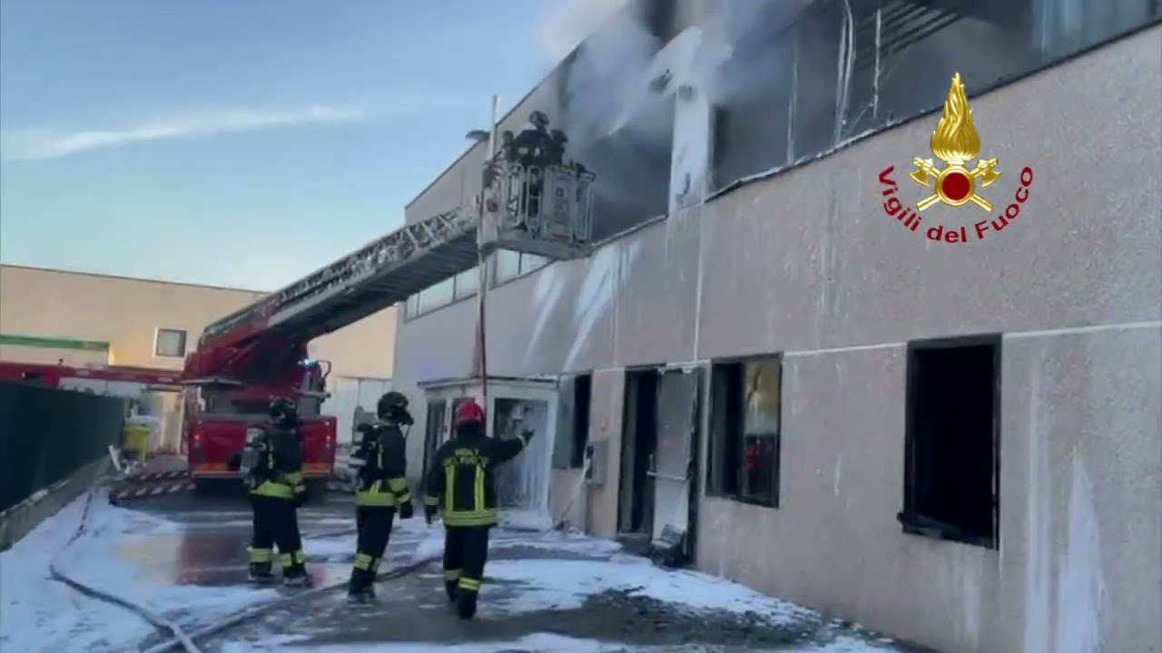 Incendio a Castelfidardo