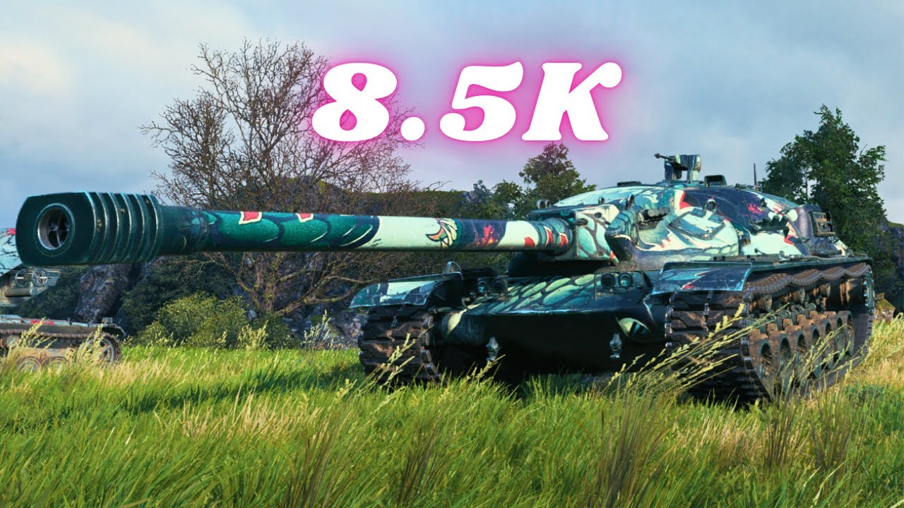 XM57  8.5K Damage World of Tanks