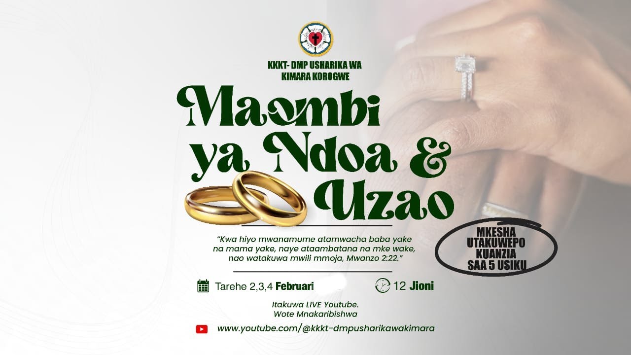 IBADA YA MFUNGO WA NDOA&UZAO WA  SIKU 3 (DAY 1)