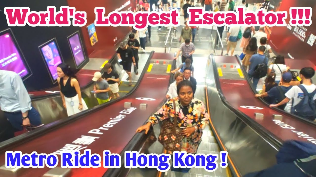 நட ராஜா நல்ல நட ராஜா ! கூட்டம் கூட்டமா எங்க தான் போறாங்க / Best Metro, Escalator Service Hong Kong 