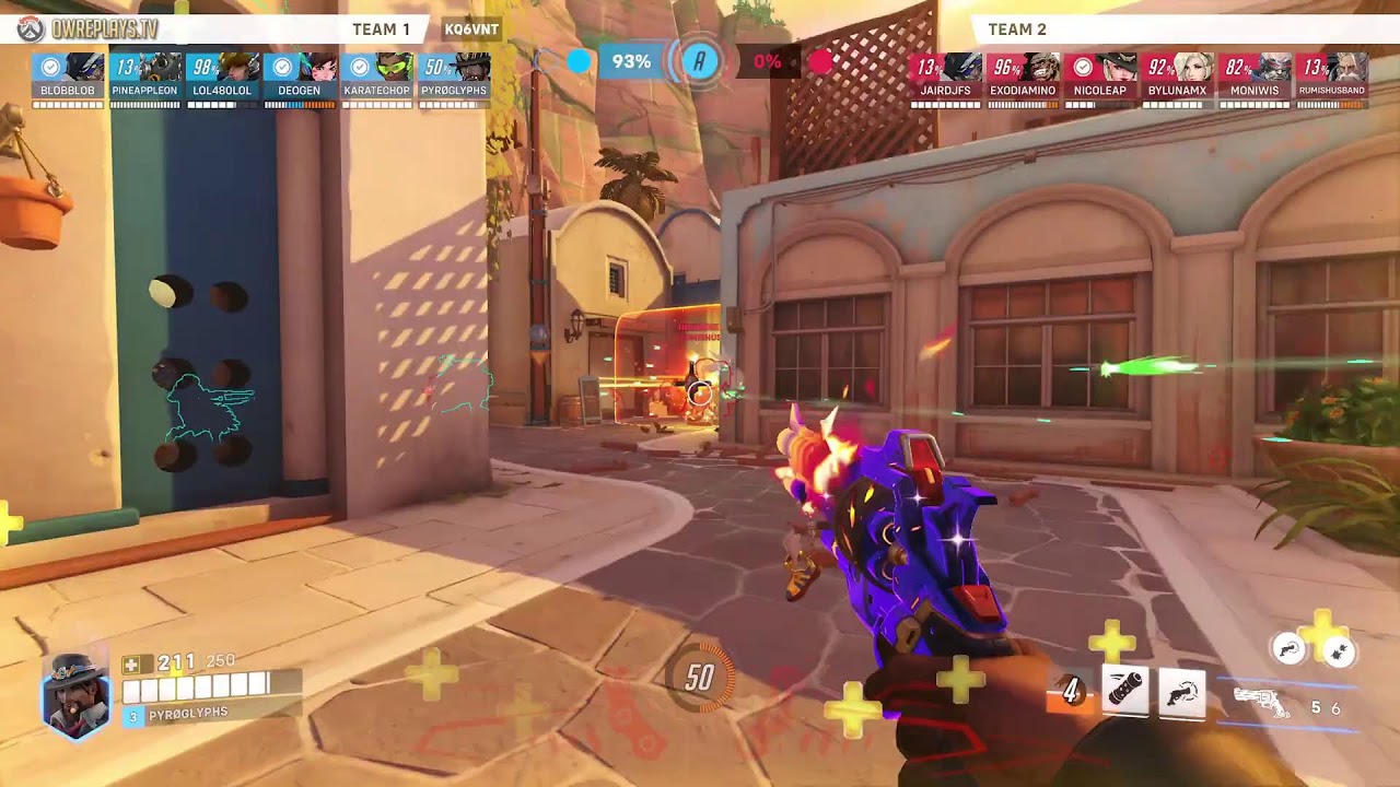 qp by PYROGLYPHS &mdash; Overwatch 2 Replay KQ6VNT