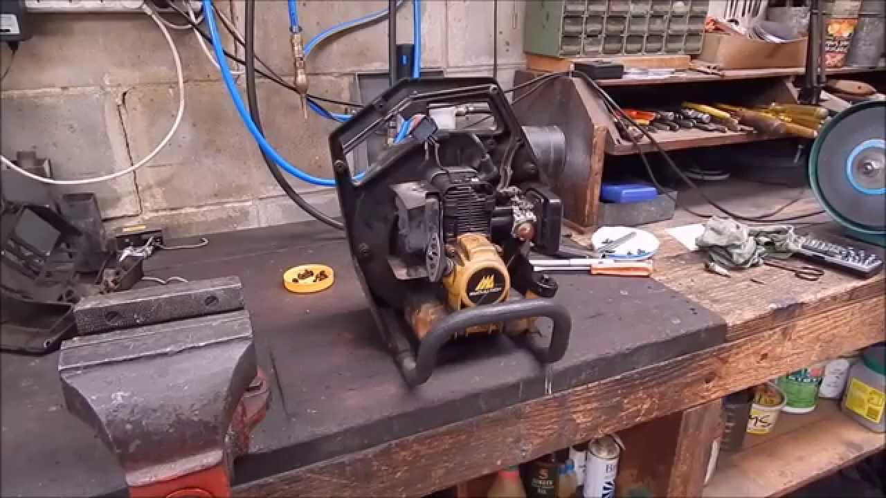 Junk yard McCulloch blower repair