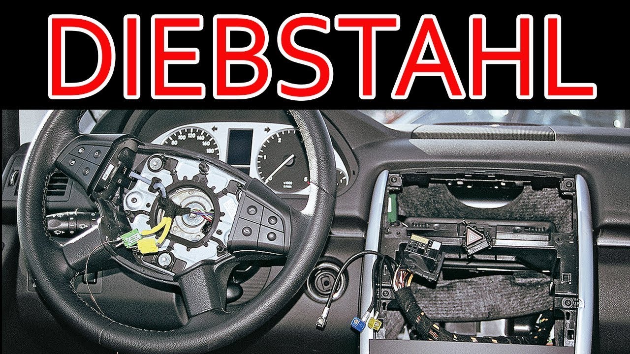 Mercedes Navigation Airbag Felgen Diebstahl - Alarmanlage