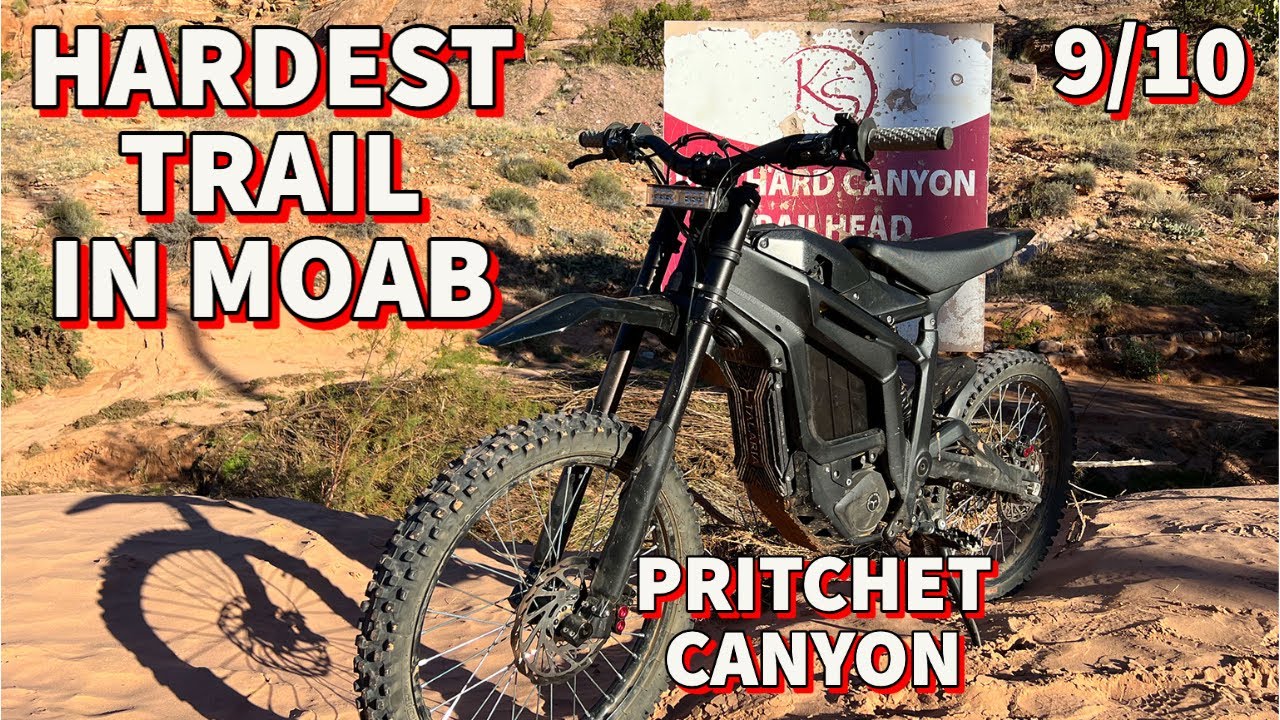 Talaria Sting On Moabs Most Difficult Trail! Pritchet Canyon