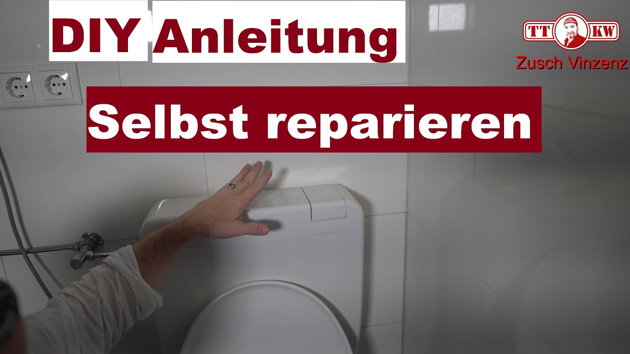 Wasser im Spülkasten läuft ständig nach! Was tun? Toilettenspülung reparieren! Anleitung Toilette