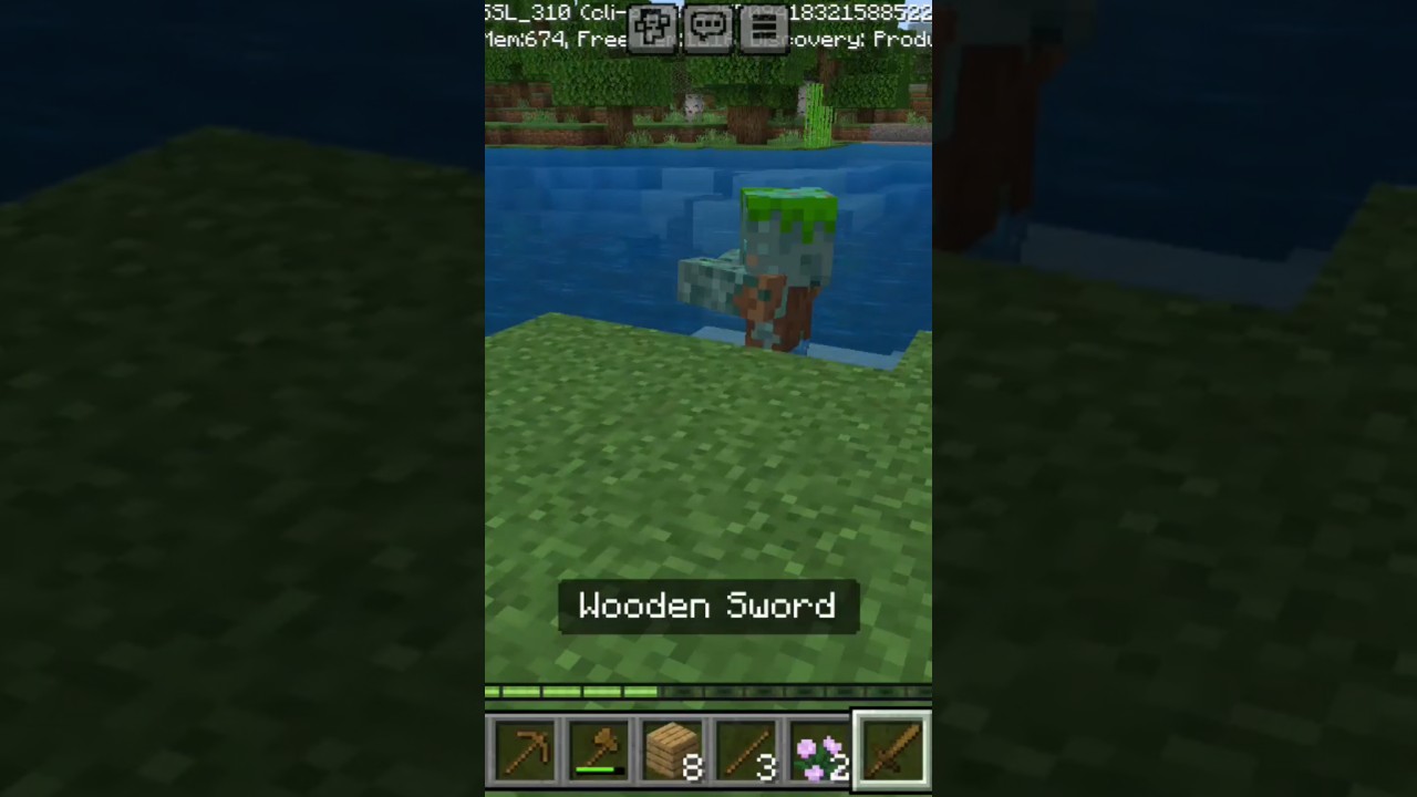 Minecraft zombie 🧟&zwj;♂️ vs me🥲 #minecraft #minecraftpe #minecraft100day #gaming #minecraftsurvival