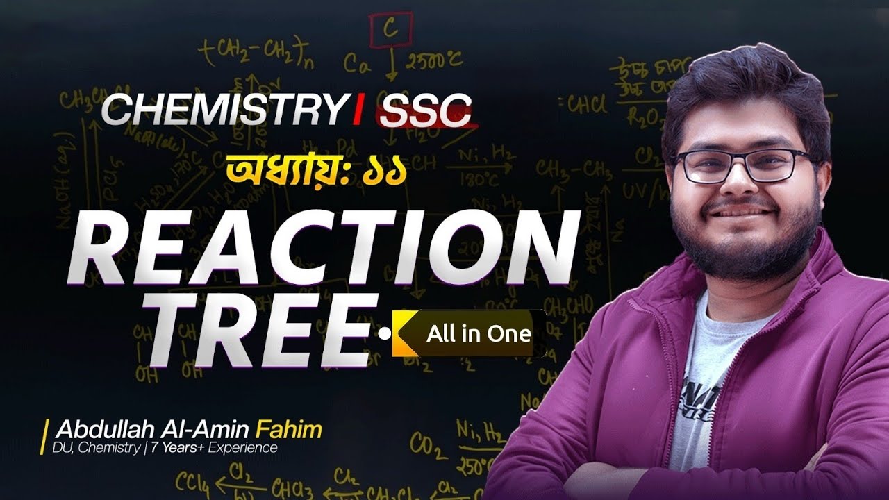 জৈব যৌগের সব বিক্রিয়া এক স্লাইডেই!🔥🤯Chapter 11 | SSC Chemistry | Reaction tree
