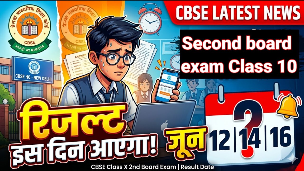 CBSE Second Board Exam Result 2026 Soon 🔥 | Class 10 Result Date Update | Big News
