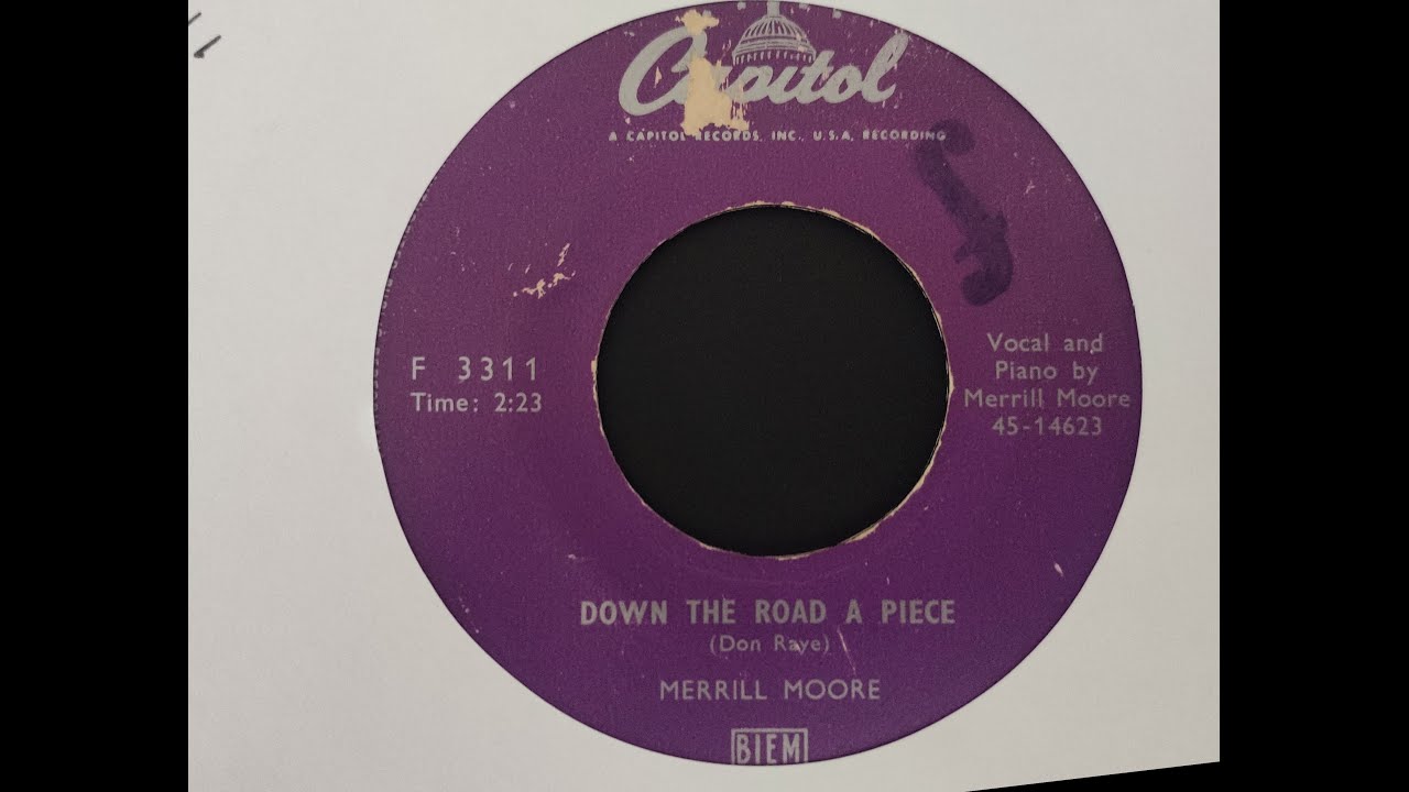 Merrill Moore - Down The Road A Piece (1955)