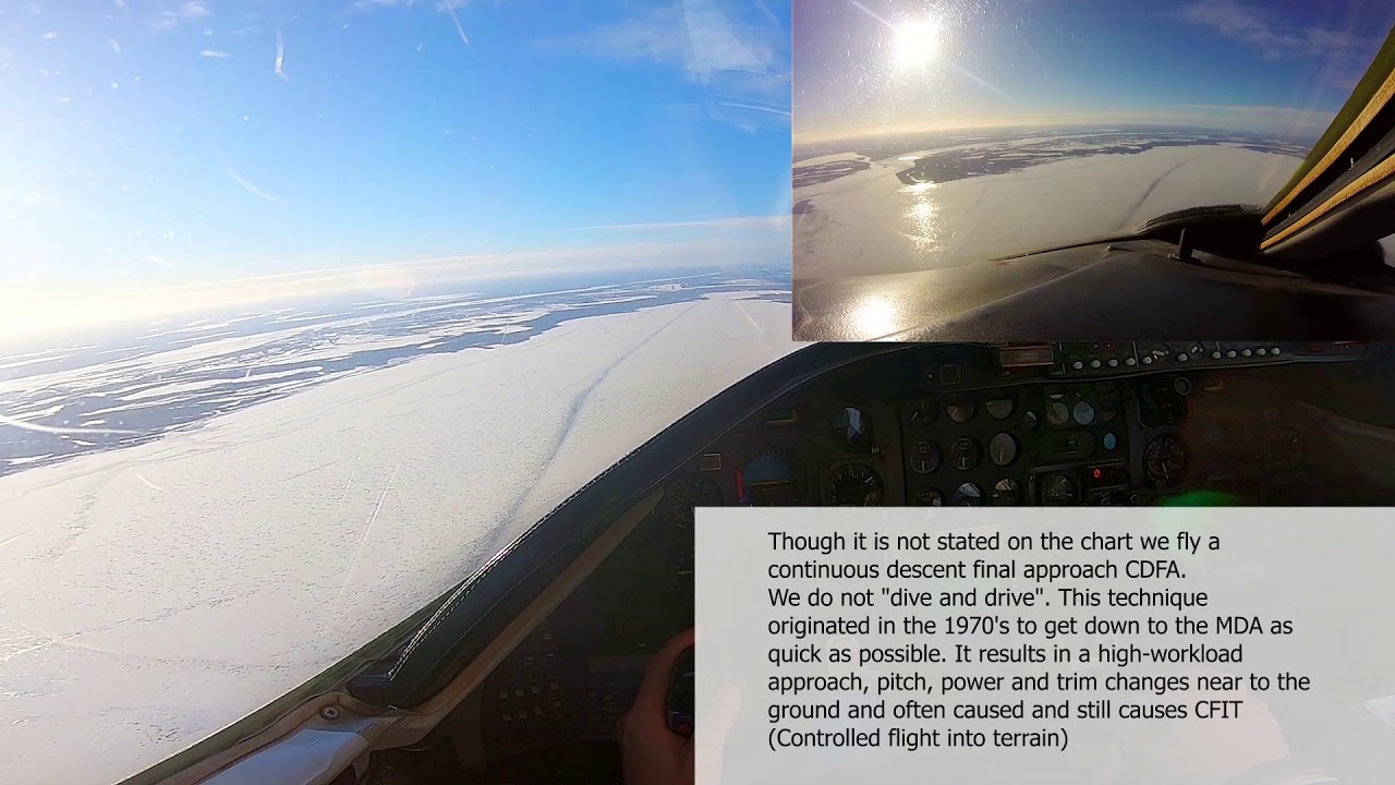 Localizer Back Course Approach at Goose Bay