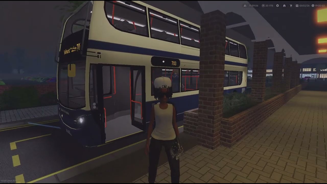 Roblox Croydon Route 703 Selhurst Park-Selhurst Station Cab Pov