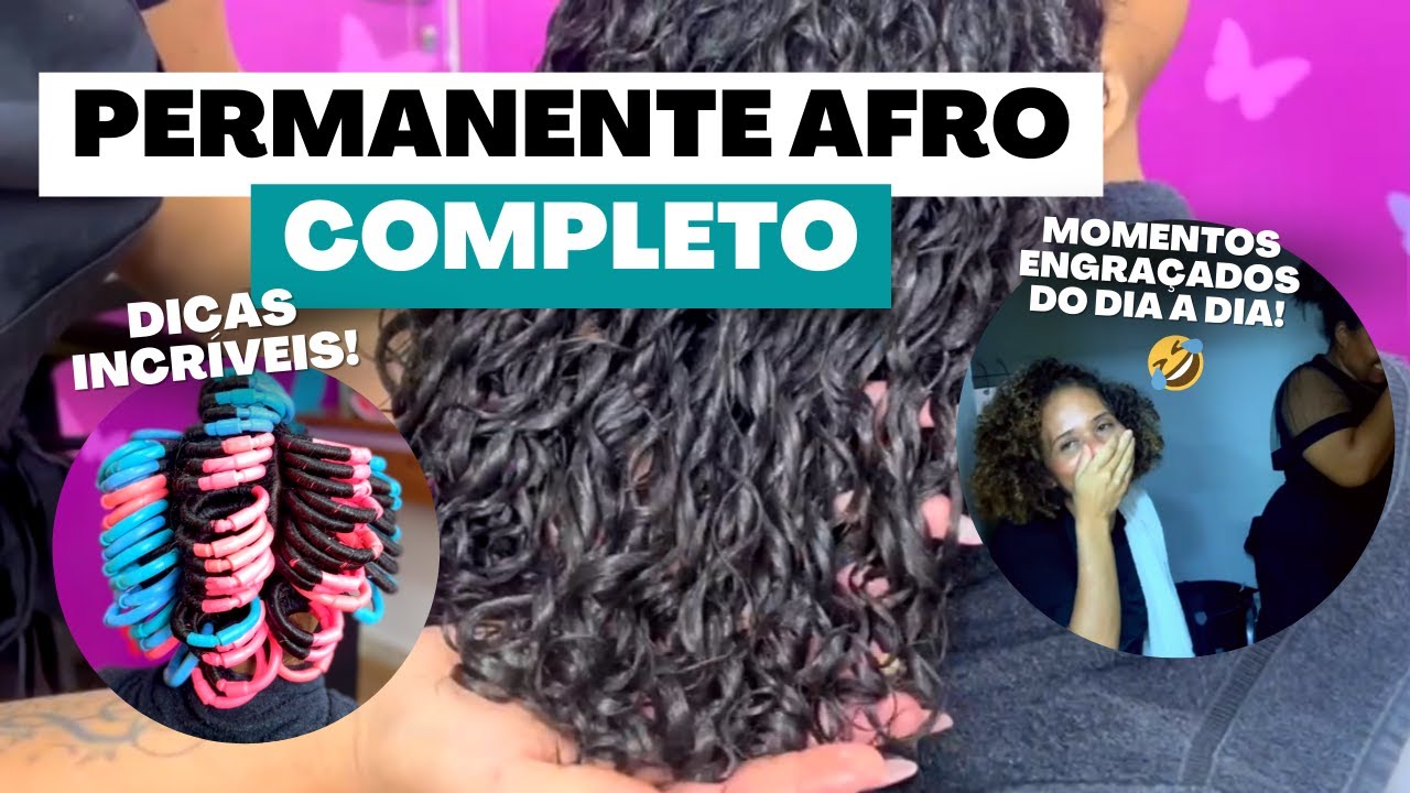 PERMANENTE AFRO COMPLETO | Com DICAS IMPERDÍVEIS! By Marcelia Palácio 💙