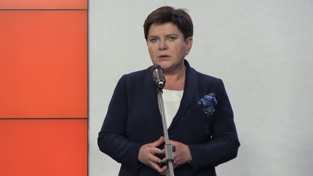 Beata Szydło - Briefing prasowy Wicepremier