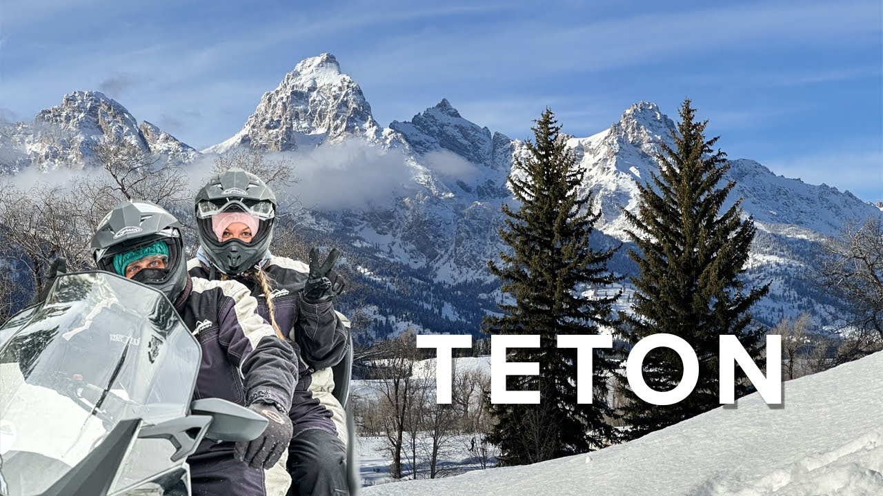 Tetons BY FOOT, Yellowstone by Snowmobile — In the Dead of Winter
