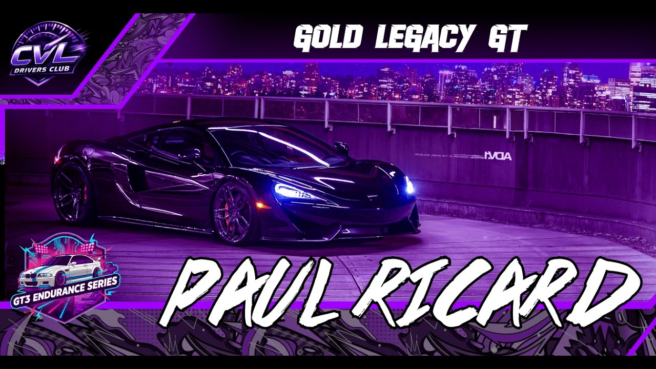 🏁🔴 AO VIVO — GT Endurance Series | Paul Ricard | CVL Drivers Club 🎮🚗💨