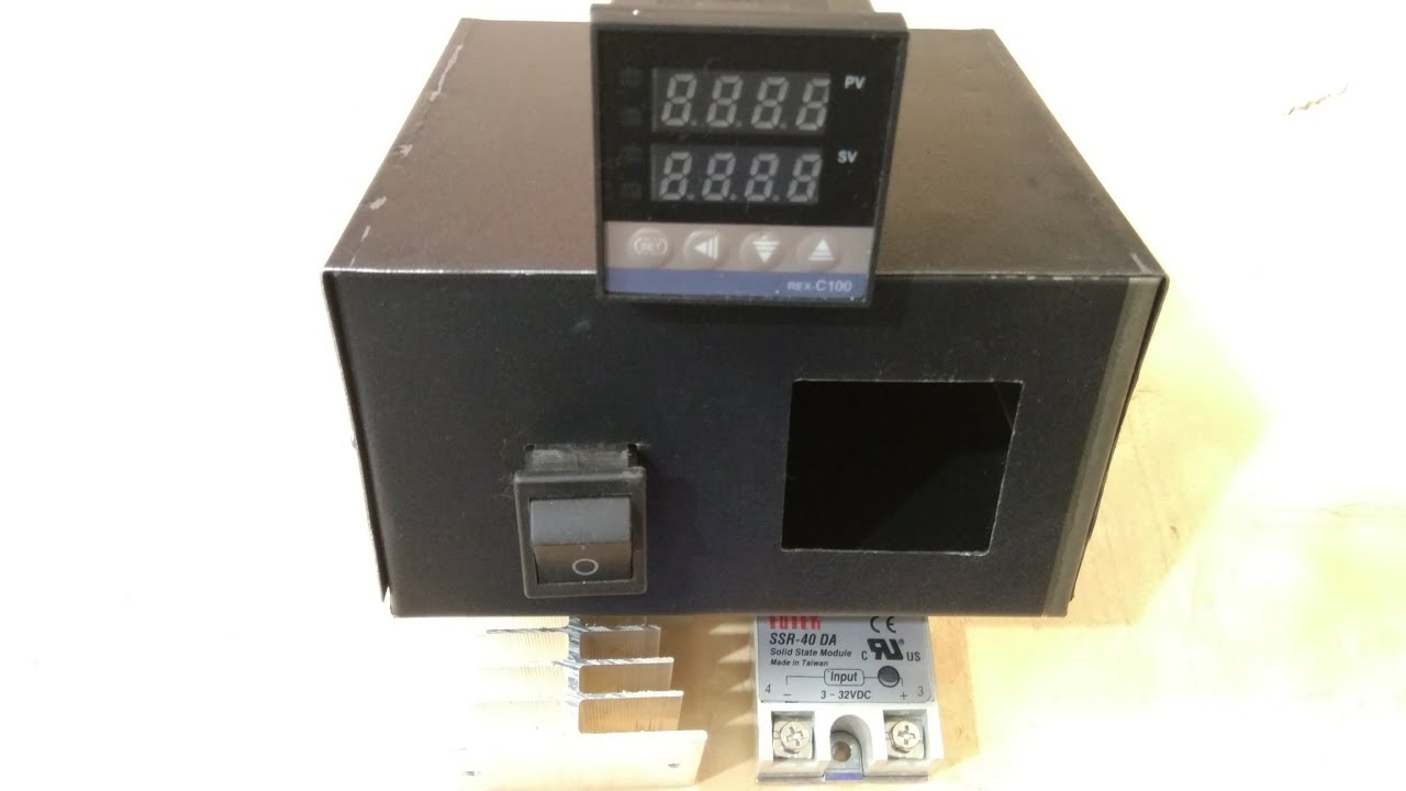 Корпус РЭА самодельный для PID controller rex-C100.