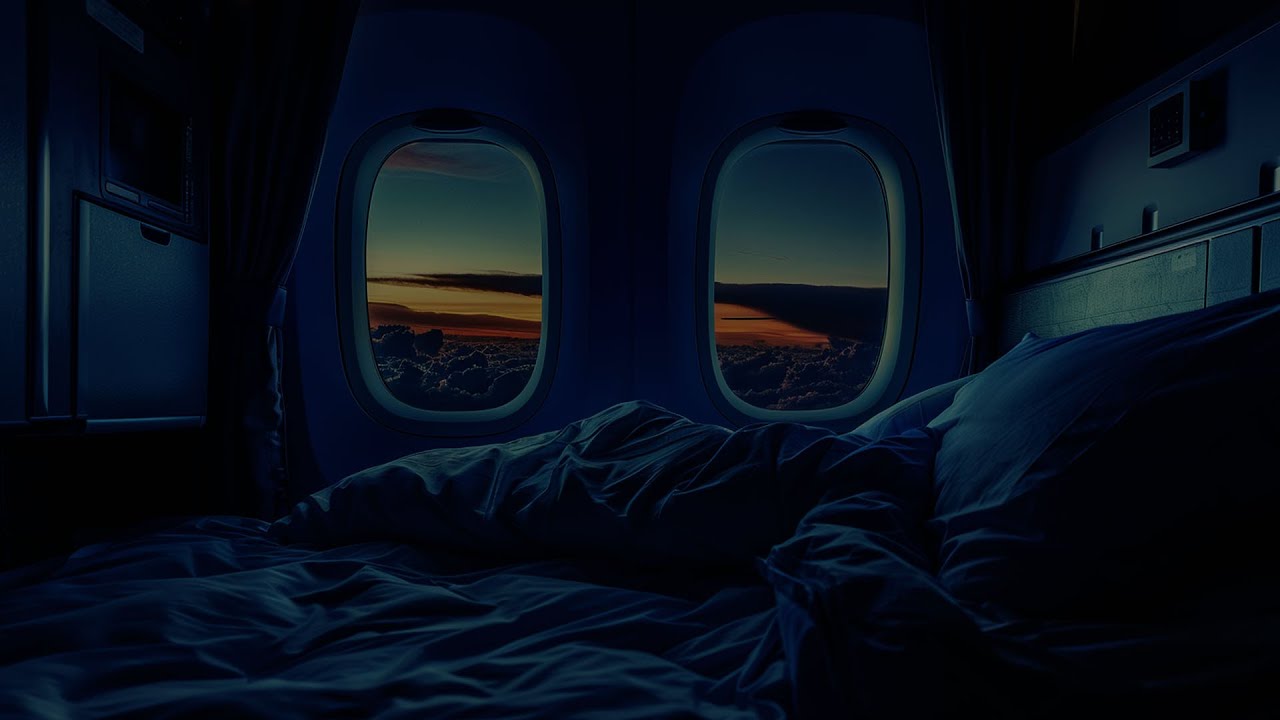 Airplane White Noise in 1st Class | Sleep, Study, Focus | 10 Hour Plane Sound