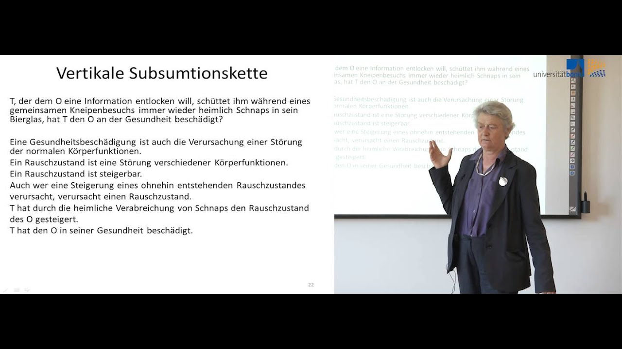 Methodenlehre der Rechtswissenschaft Teil III Prof Ingeborg Puppe
