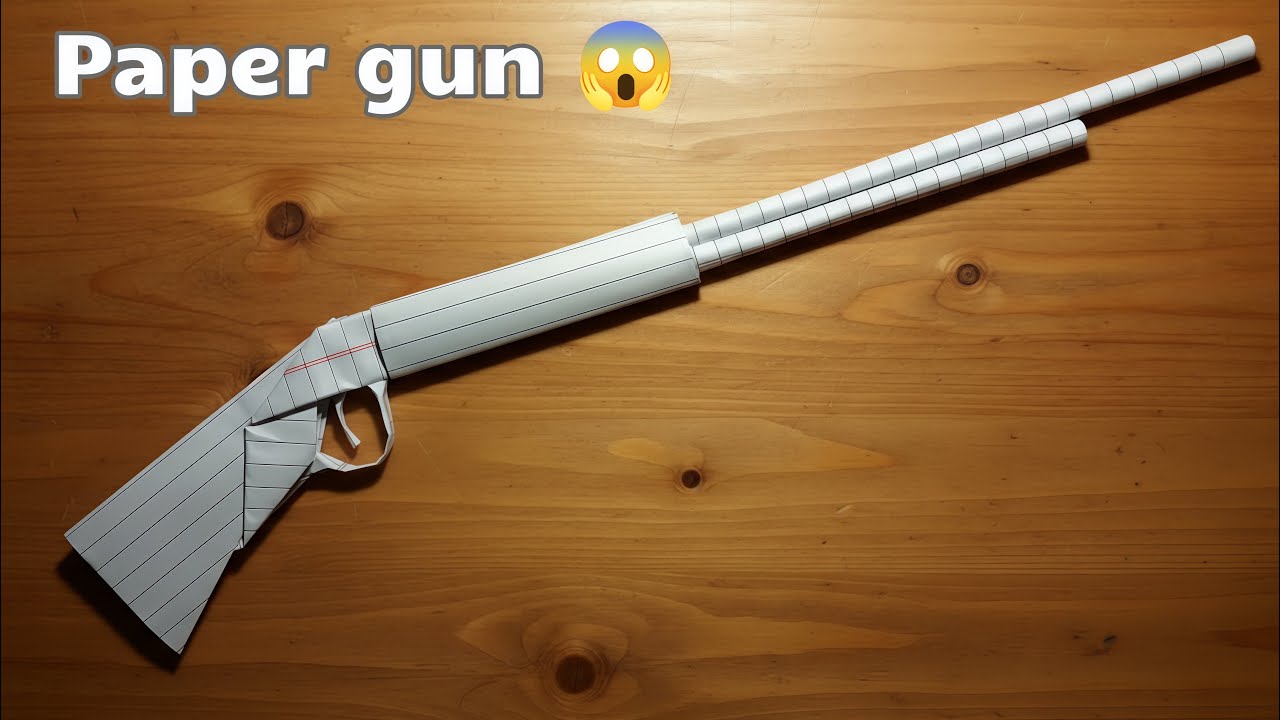 How to Make a Paper Gun at Home | Easy Paper Craft