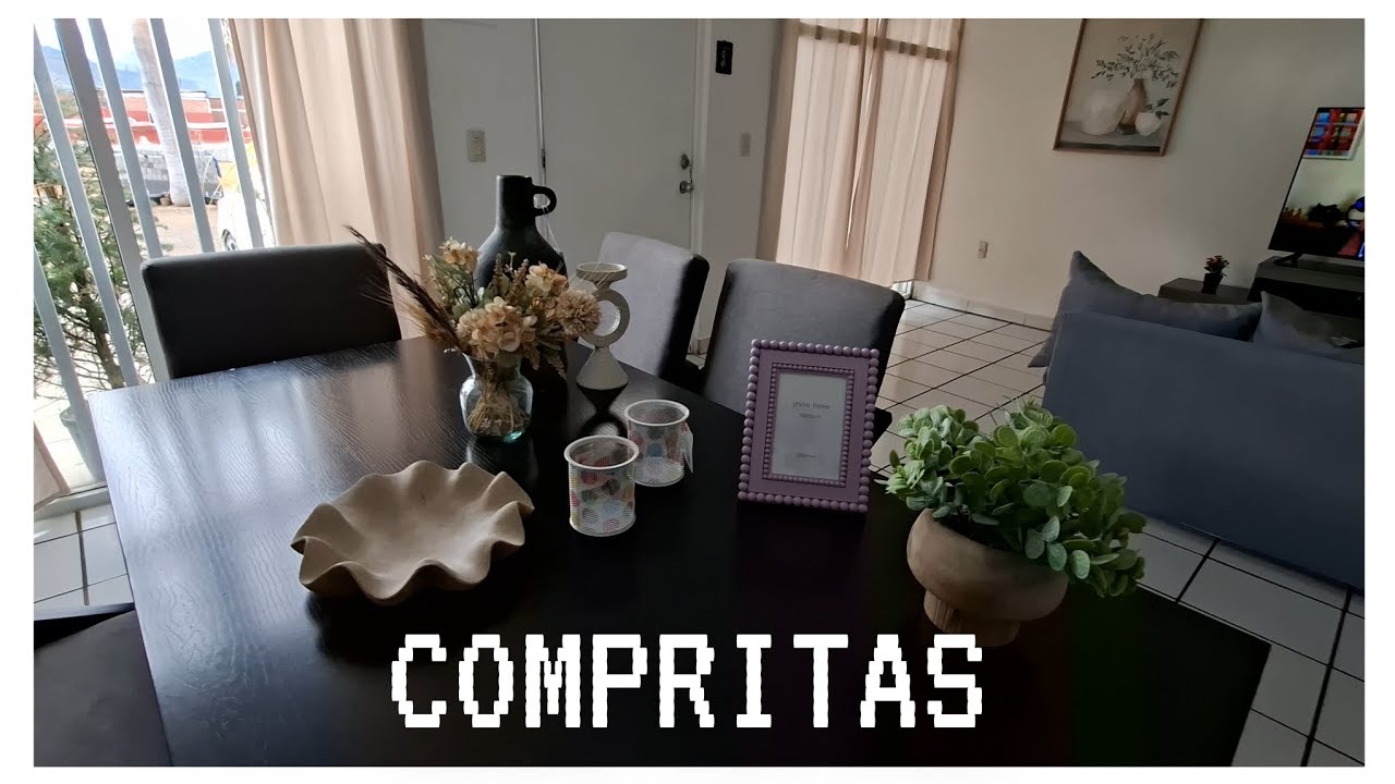 COMPRE BONITAS DECORACIÓN PARA MI MESA RECIBIDOR 🫠