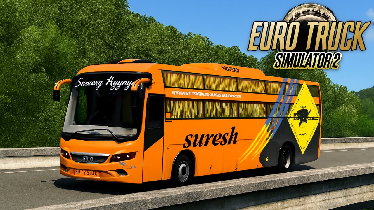 Suresh Bus Ka Dangerous Bridge Stunt! | Realistic ETS2 India Mod 🚍🔥