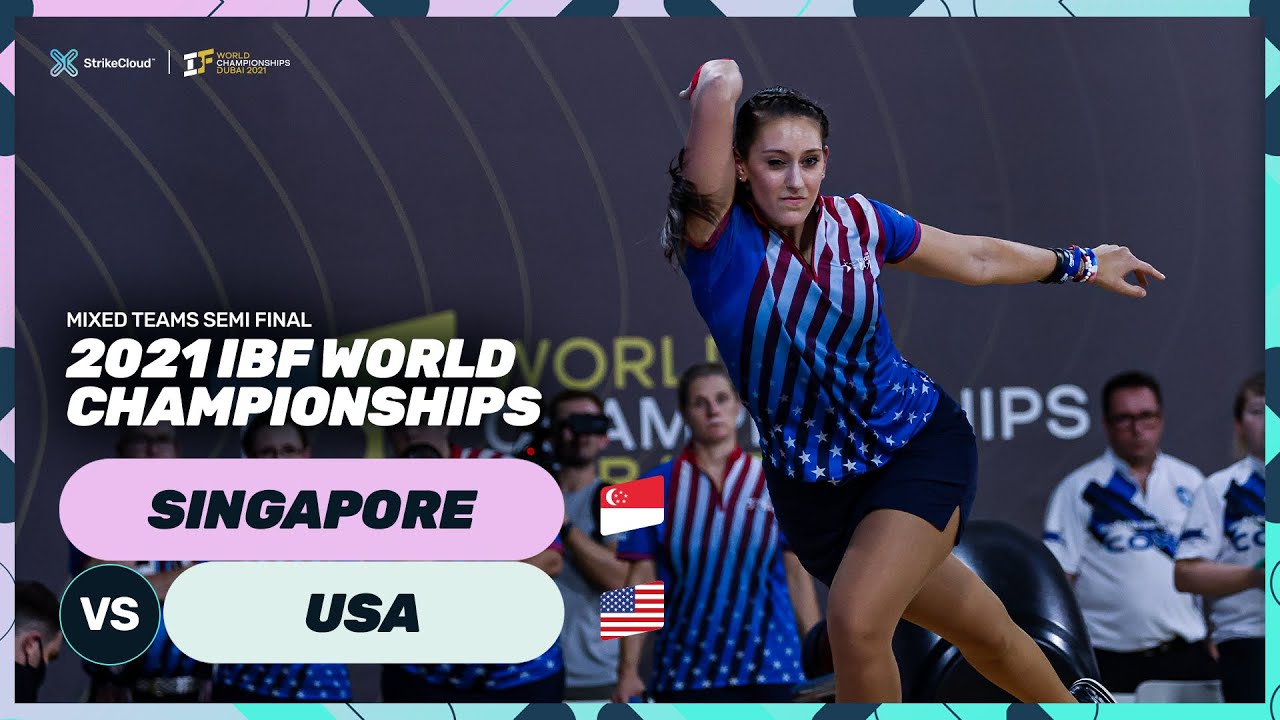 Singapore v USA Mixed Teams Semi Final | 2021 IBF World Championships