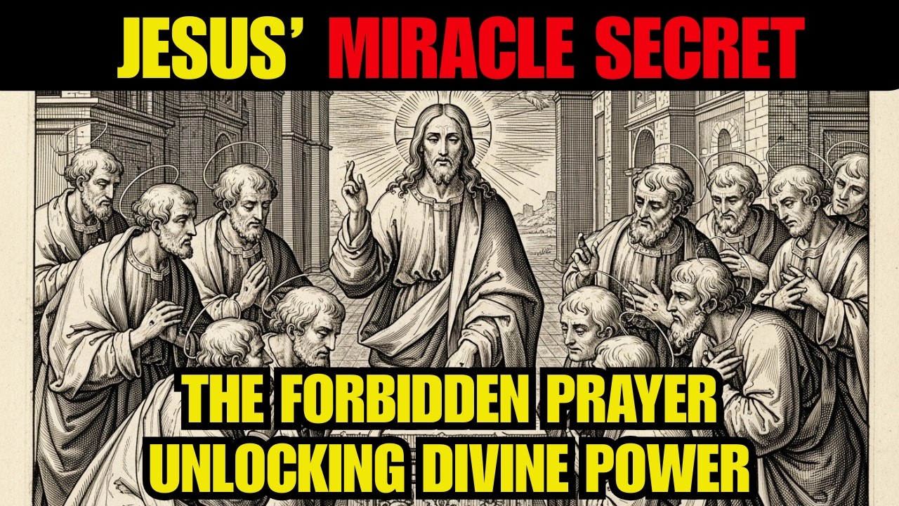 The Prayer Jesus Used Before Every Miracle (They Hid This From You)