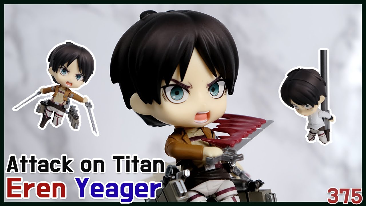 [4K] Nendoroid 375 Attack on titan - Eren yeager review
