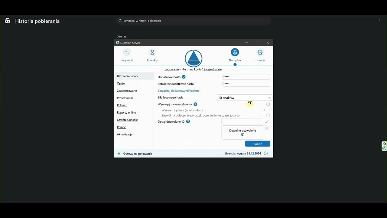 Supremo 1: Pobranie, instalacja, wstępna konfiguracja. Supremo to program zdalnej pracy i wsparcia.