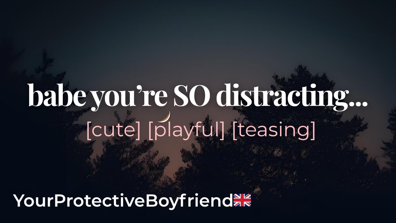 Distracting Your Bf While He Works | British Boyfriend ASMR Roleplay [M4A🇬🇧]