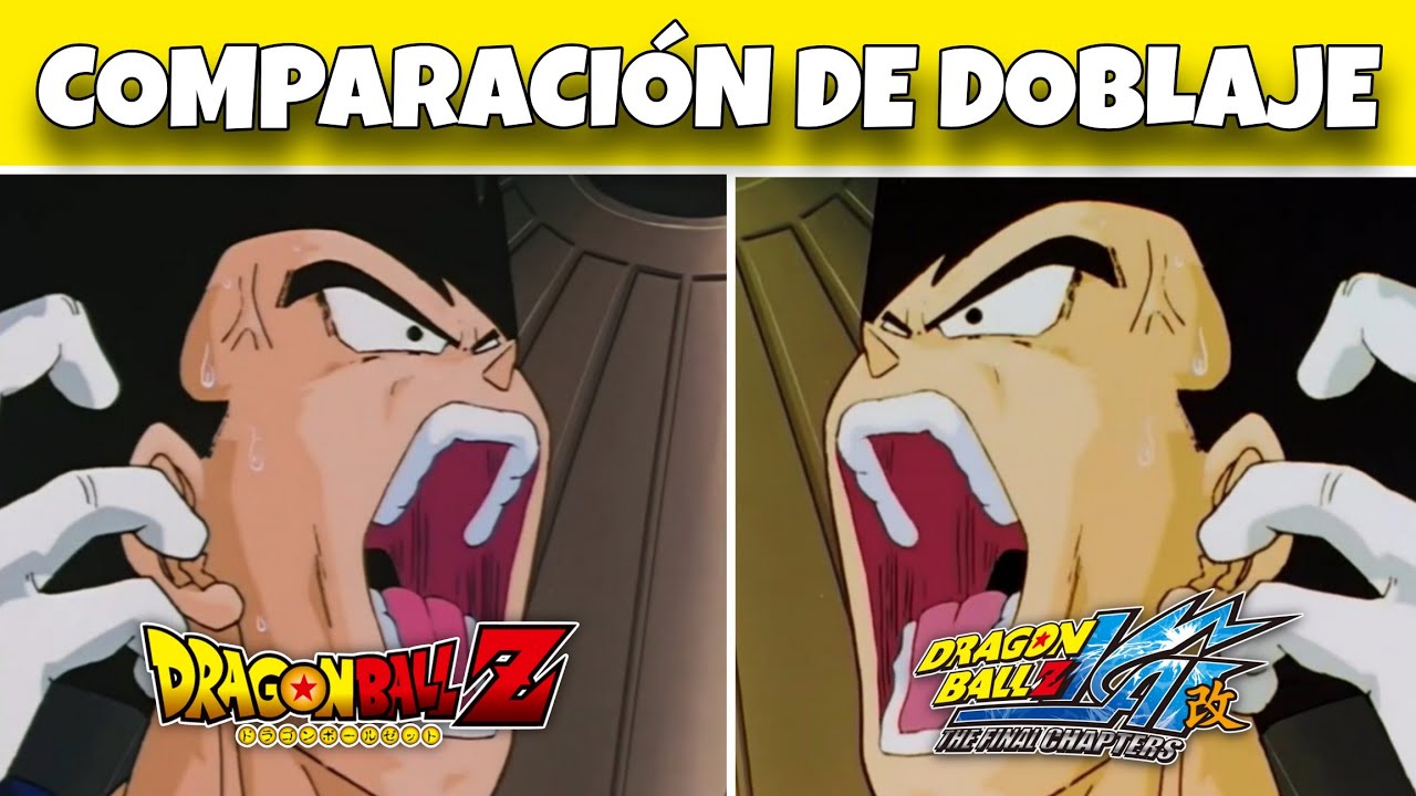 VEGETA EL PRINCIPE DE LA DESTRUCCIÓN - Comparación de doblaje DBZ y DBZ Kai castellano