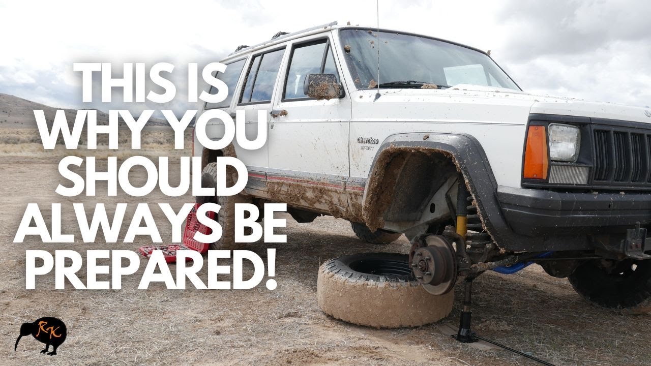 JEEP CHEROKEE XJ REPAIR IN THE DESERT | Jeep XJ Brakes vs Rock | 4wd Adventure | Vernon Hills Utah |