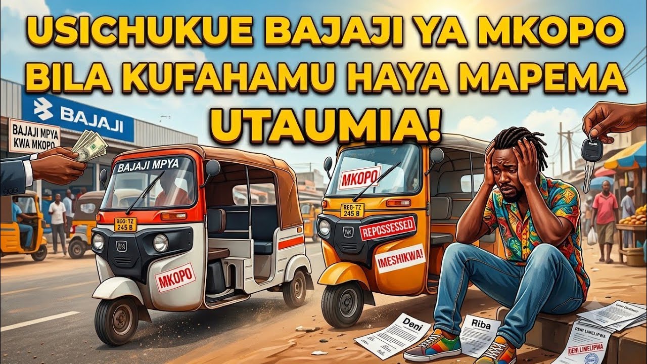 Usichukue Bajaji za mkopo, Mkopo wa Bajaji usichukue bila kufahamu jambo hili!
