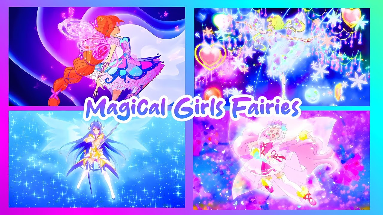 Magical Girls Fairies【 Anime Transformation】For @elizabeths7163 