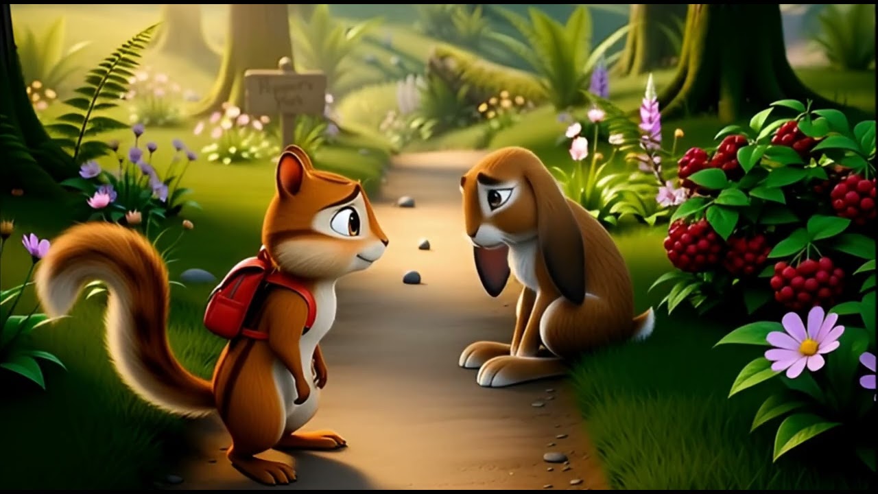 The nutty buddy and the big acorn