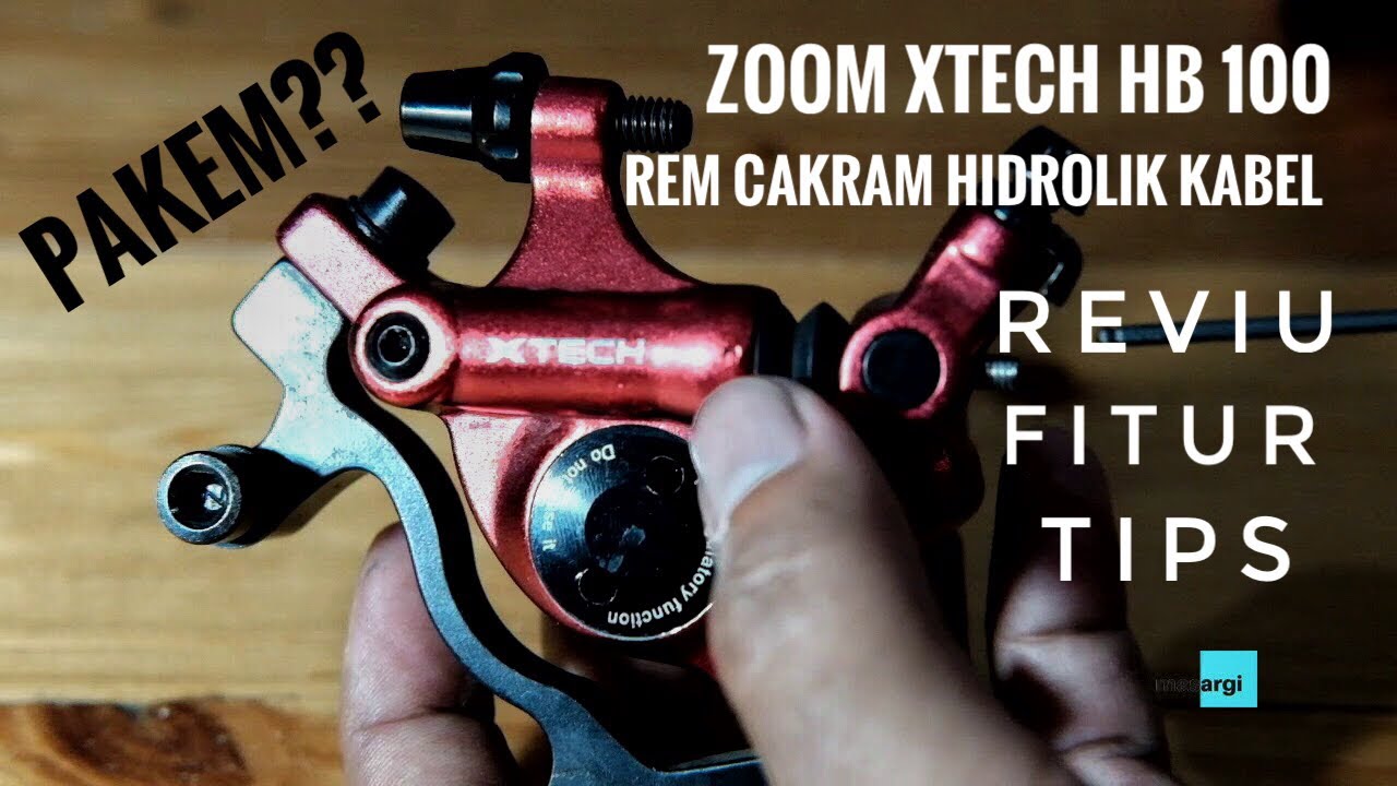 Reviu Rem Cakram Hidrolik - Mekanik Zoom Xtech HB 100