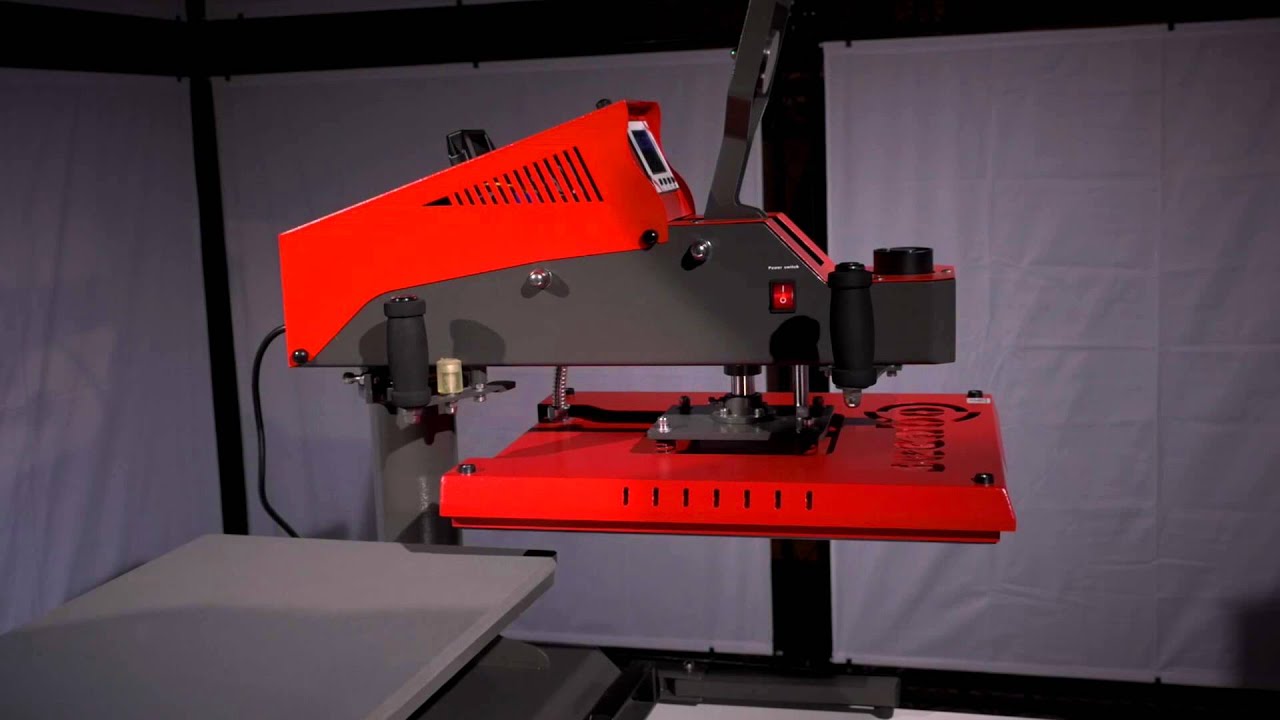 Secabo TS7 auto-open swingaway Transferpresse