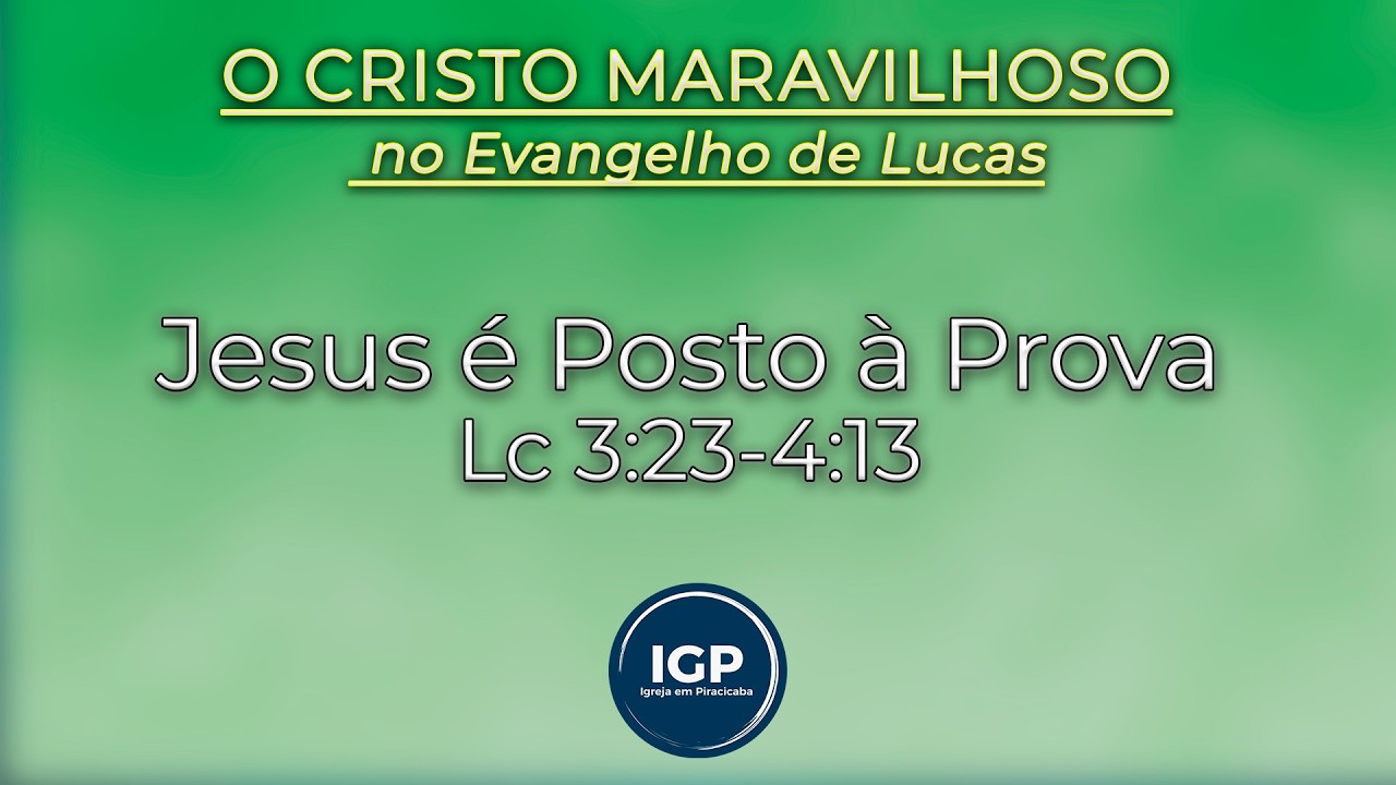Jesus é Posto à Prova
