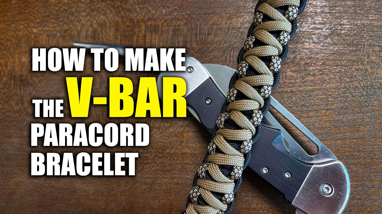 Сделайте ЛЕГКИЙ браслет из паракорда Solomon V Bar