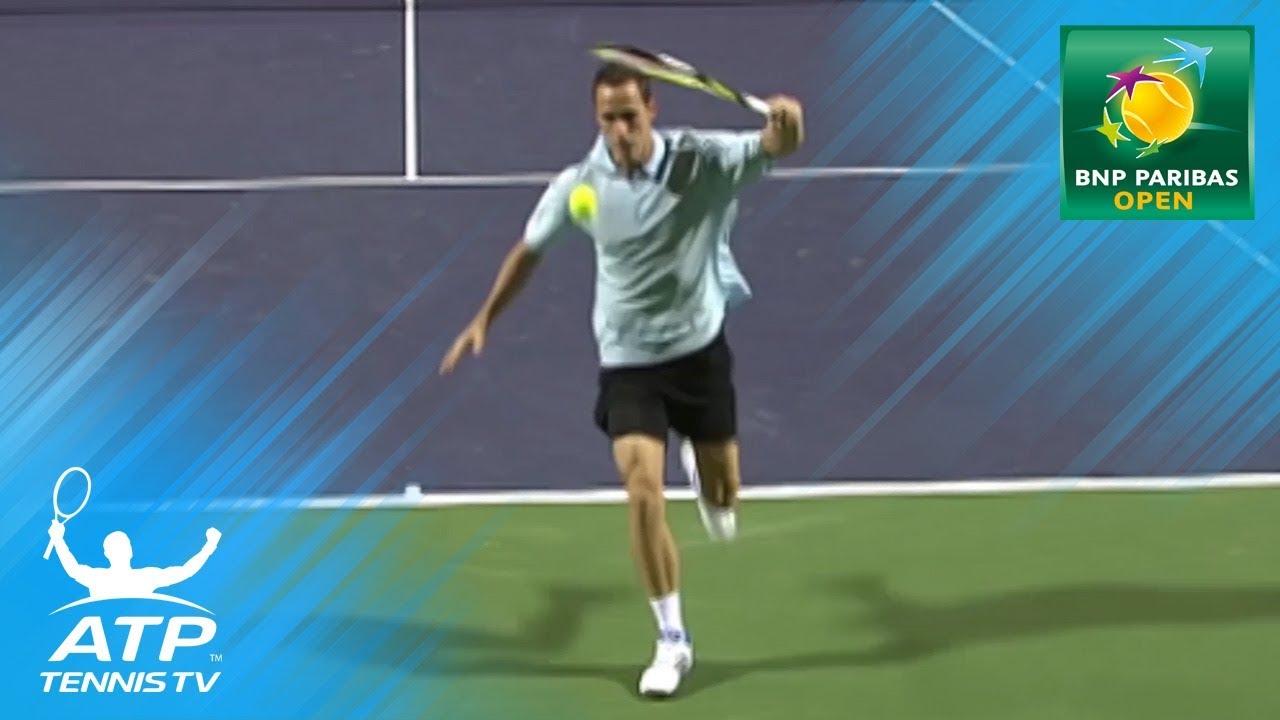 Michael Llodra stunning rocket tweener! | Indian Wells 2007
