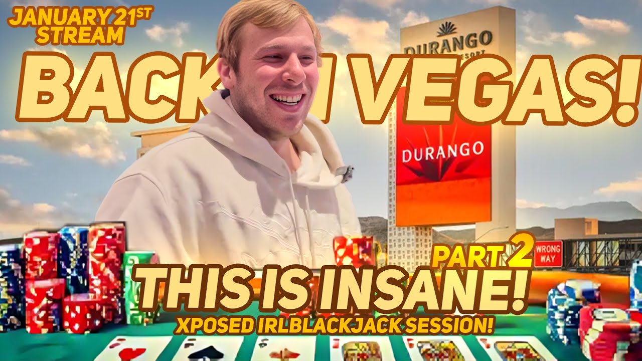This is Insane! $400,000 Big Mission On an IRL Blackjack Table at Durango! Part 2