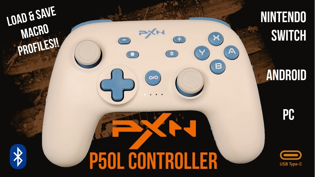 PXN P50L NINTENDO SWITCH / PC / ANDROID PROGRAMMABLE CONTROLLER REVIEW #pxn #gamecontroller