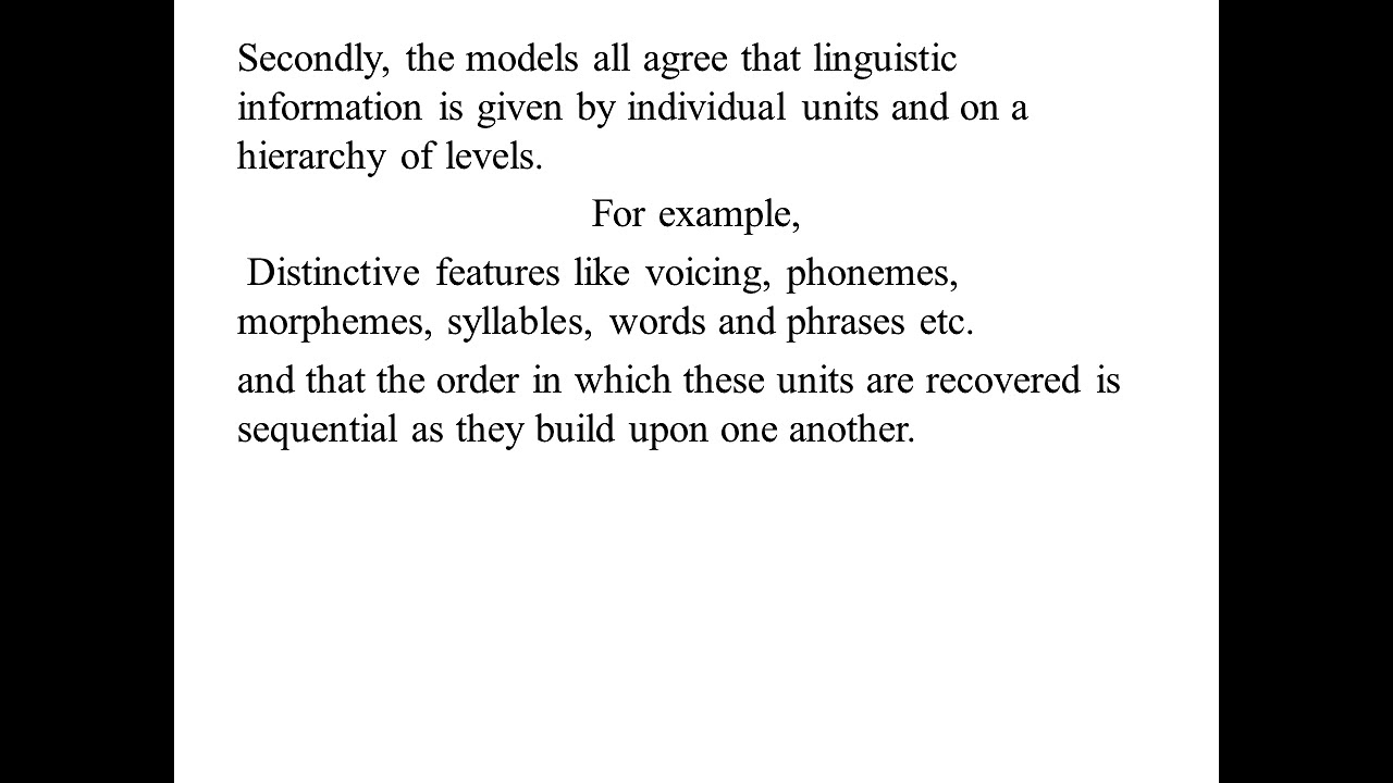 Models of Speech Production 0
