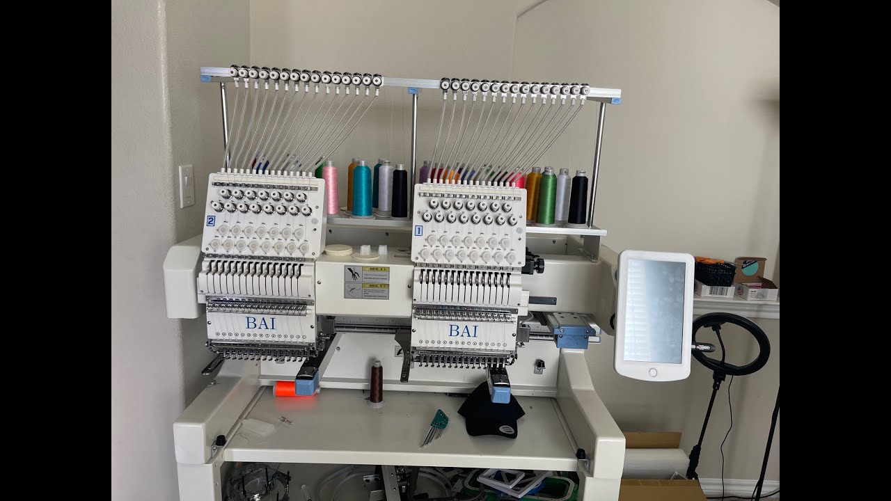 Getting started with the BAI embroidery machine