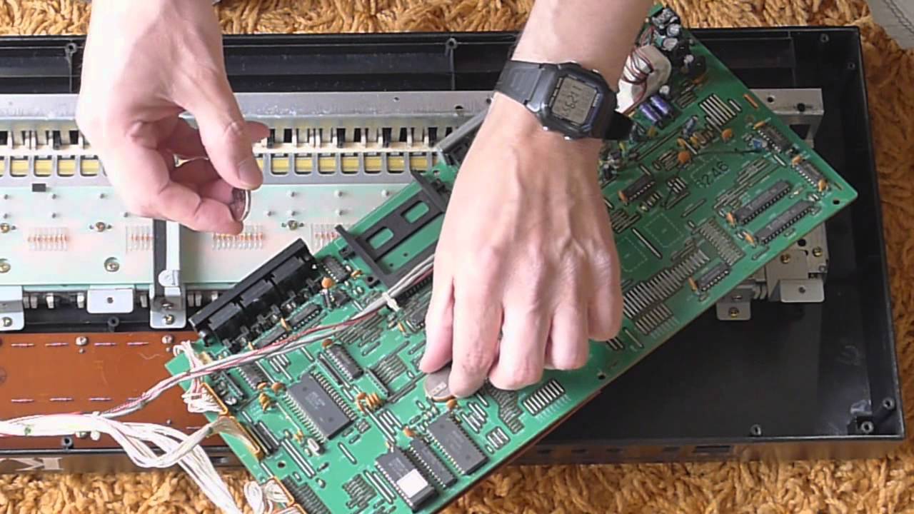 Kawai K1II how to do NOT the battery replacement ;-)