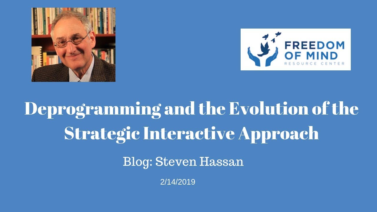 Deprogramming and the Evolution of the Strategic Interactive Approach