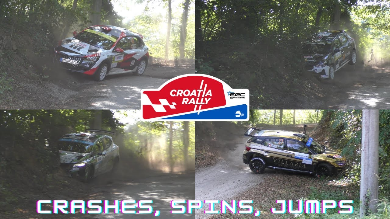 ERC Croatia Rally 2025 | CRASHES, SPINS & JUMPS